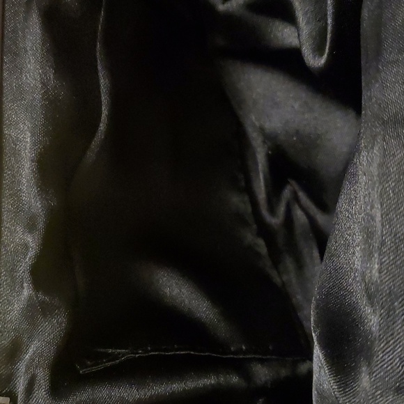 Black Beaded Evening Purse EUC - Picture 3 of 4